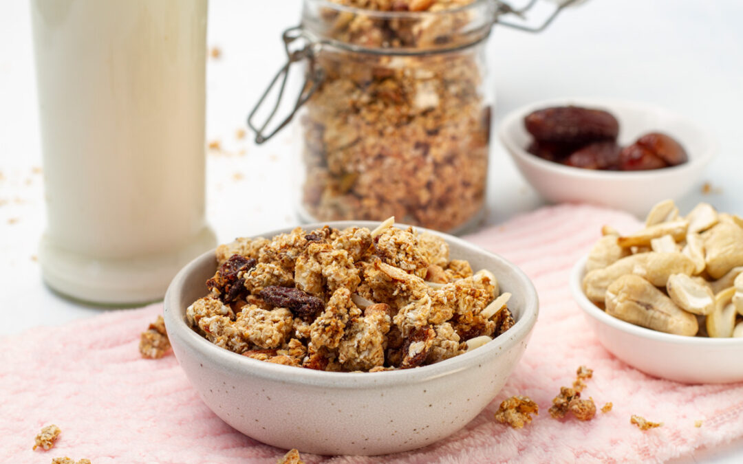 Receta de granola casera: saludable, crujiente y deliciosa