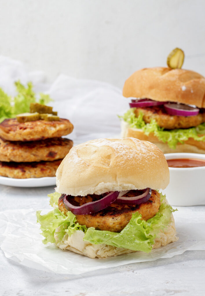 Hamburguesas de pollo