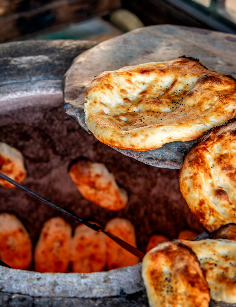 bread cooked in tandoor