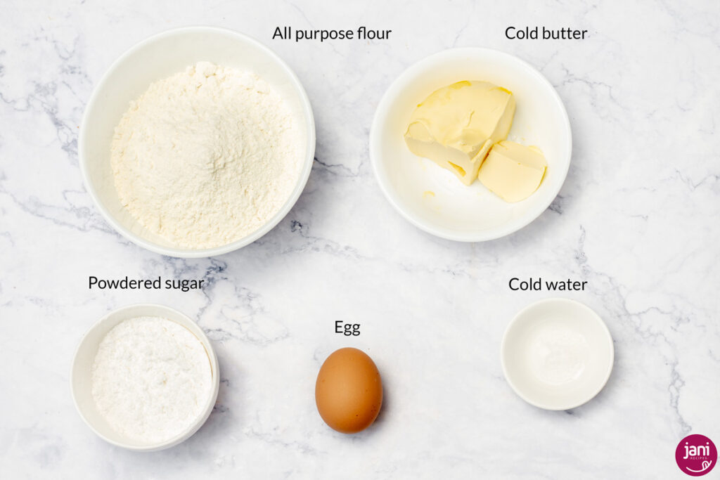 Ingredients for dough